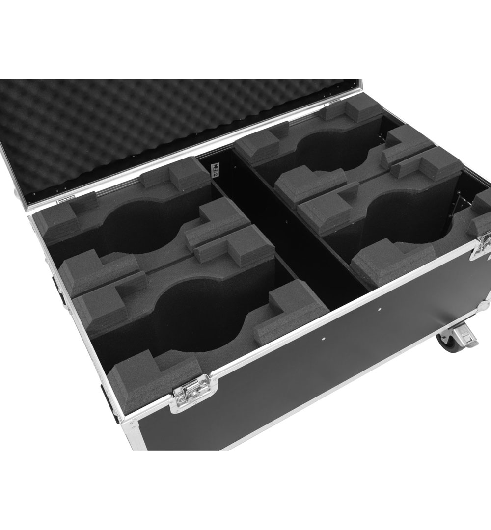 ROADINGER Flightcase 4x LED TMH-X7 Moving head