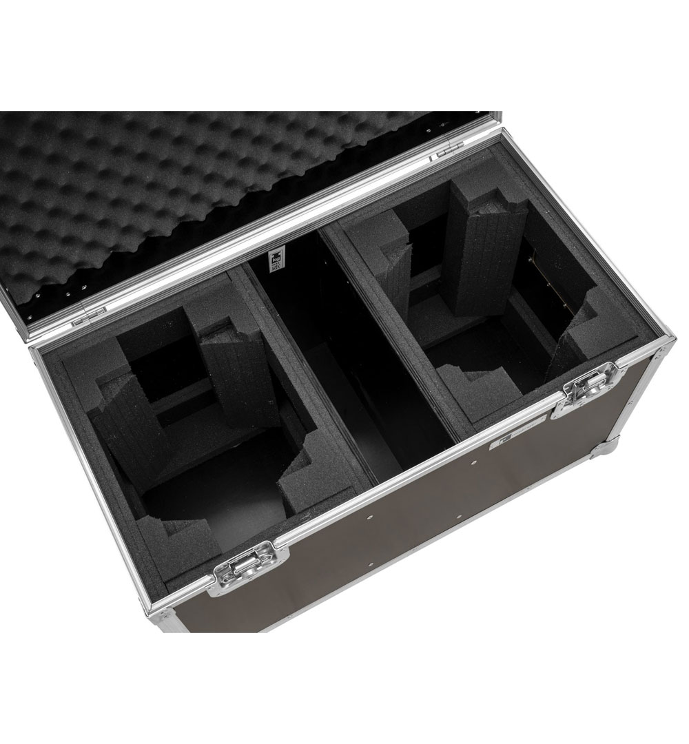 ROADINGER Flightcase 2x LED TMH-X4