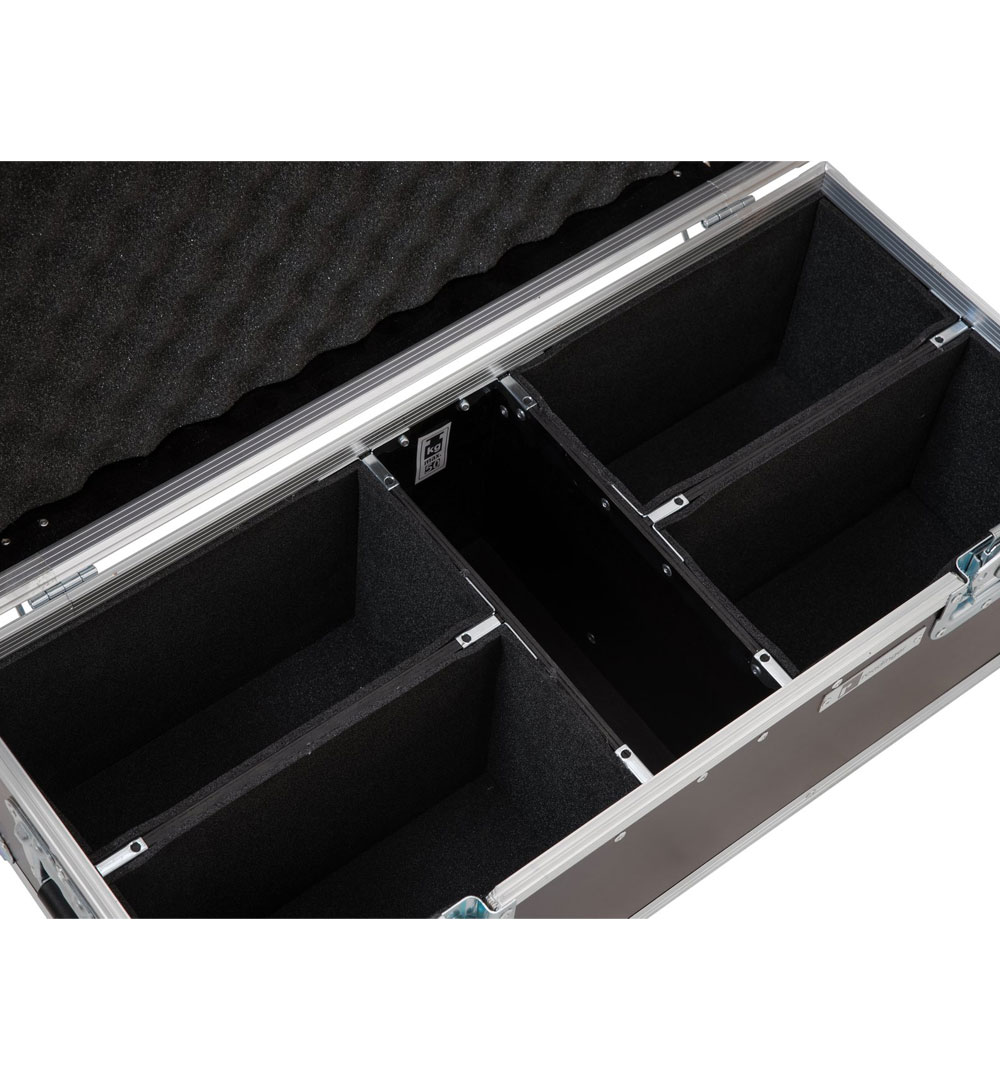 ROADINGER Flightcase 4 x LED CBB-2 COB Leiste