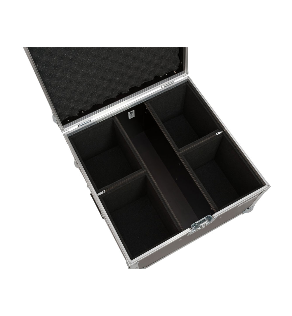 ROADINGER Flightcase 4x LED IP PAR 3x8W QCL/3x9W SCL