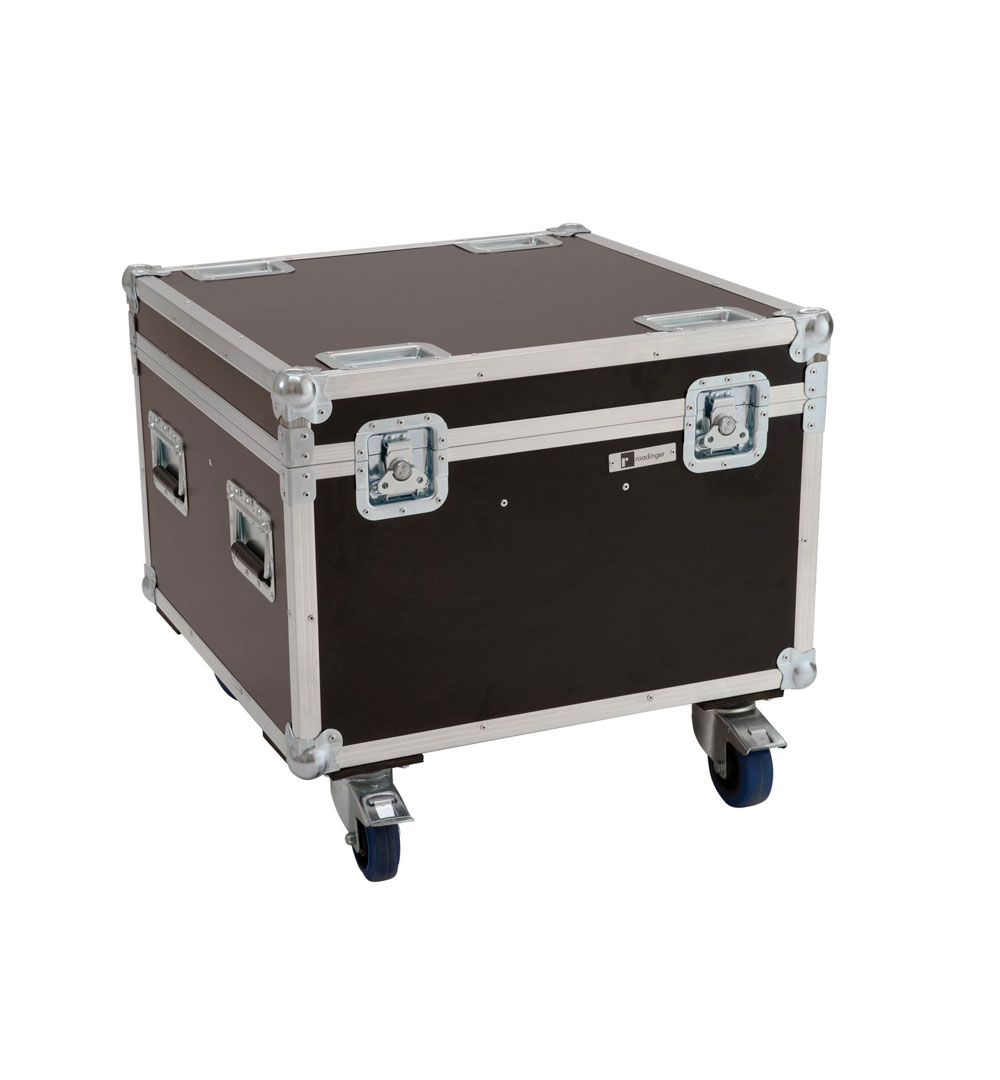 ROADINGER Flightcase 4x LED Theatre COB 100 Serie mit Rollen
