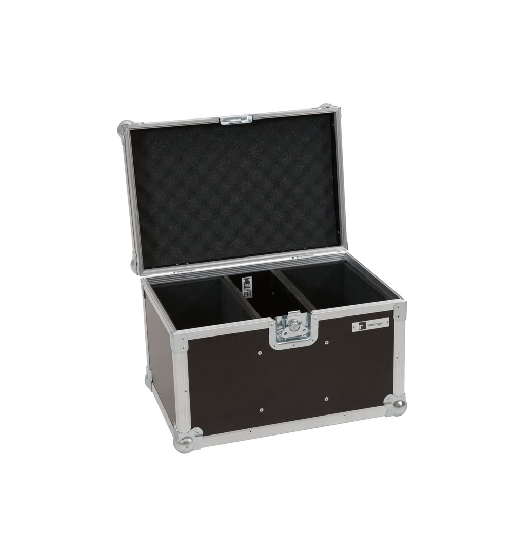 ROADINGER Flightcase 2x LED CBB-2WW/CW