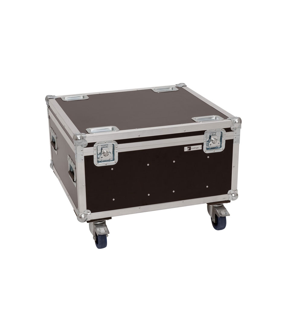 ROADINGER Flightcase 4x LED PLL-480 mit Rollen