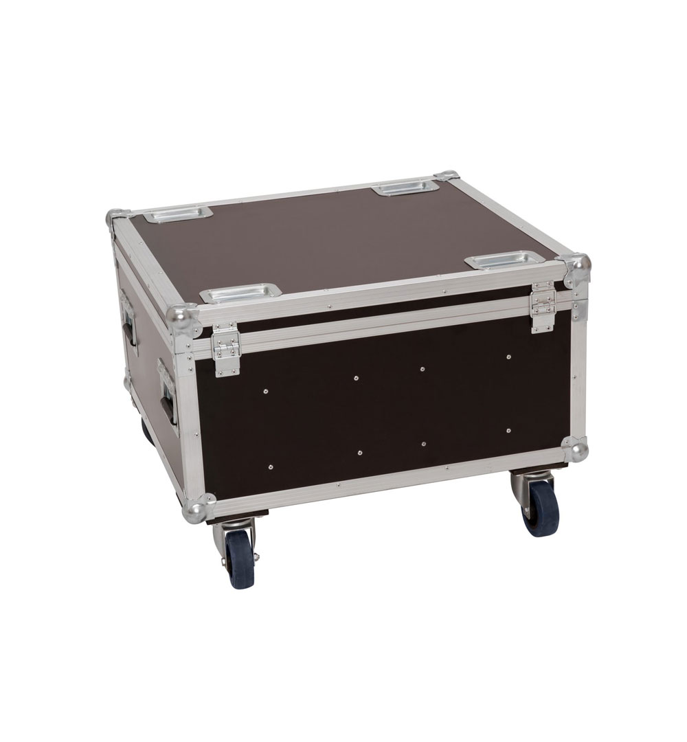 ROADINGER Flightcase 4x LED PLL-480 mit Rollen