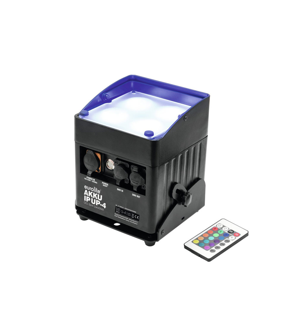 EUROLITE AKKU IP UP-4 QCL Spot QuickDMX