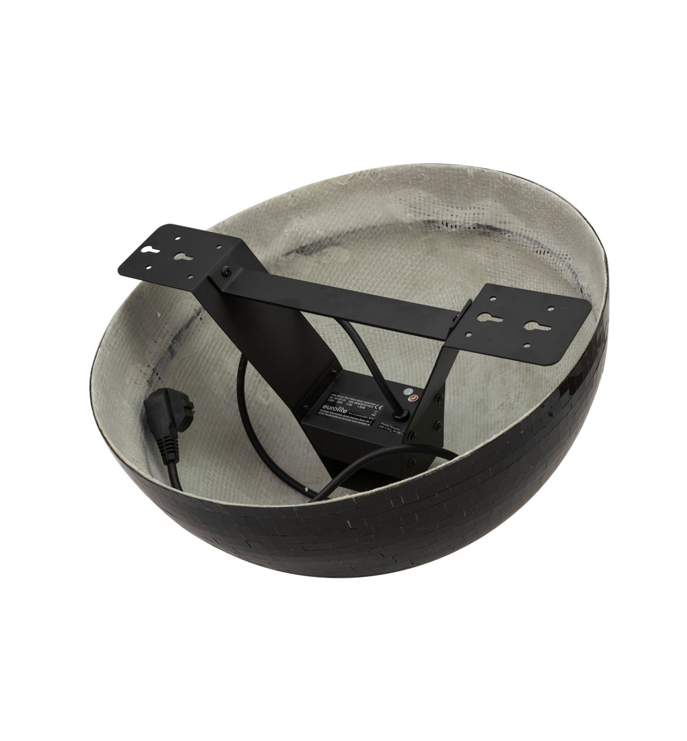 EUROLITE Spiegel-Halbkugel 50cm schwarz motorisiert