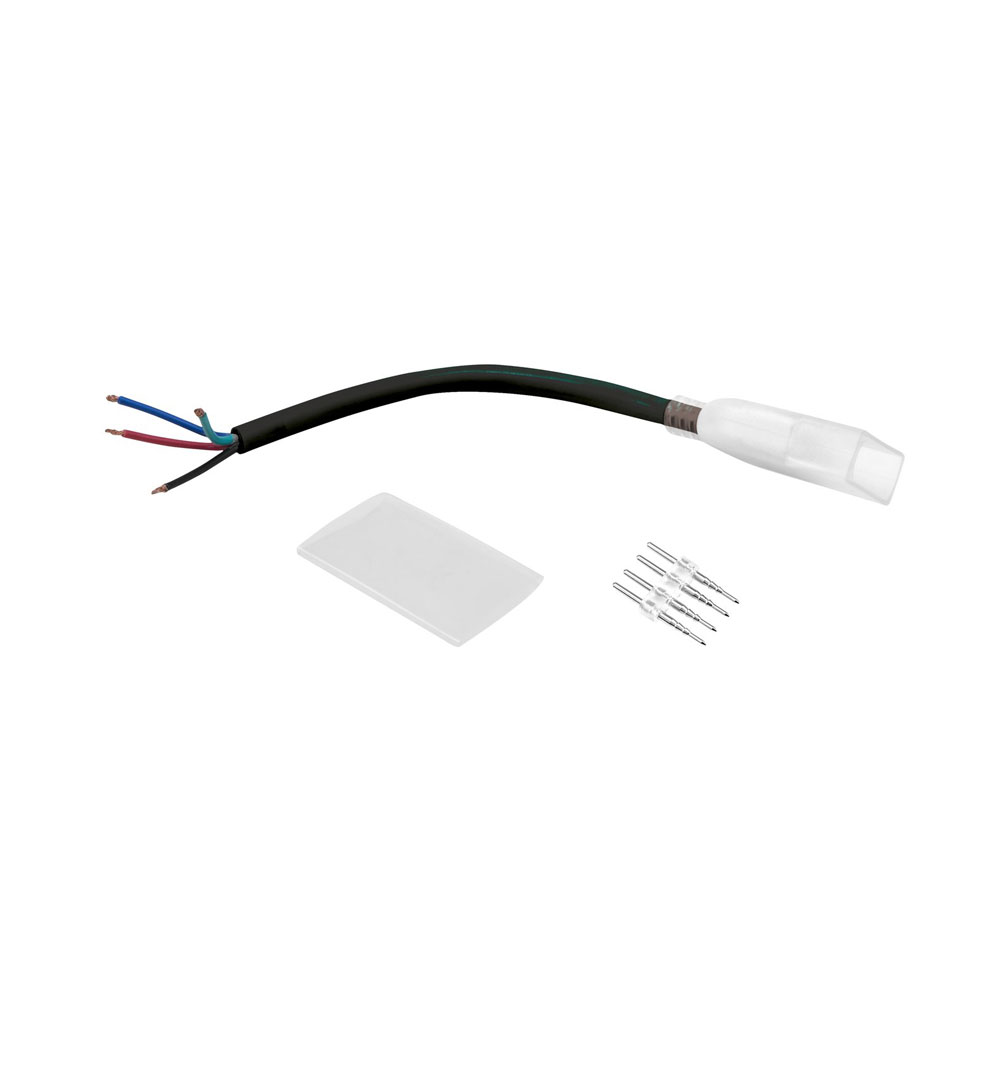 EUROLITE LED Neon Flex 230V Slim RGB Anschlusskabel mit offenen Enden
