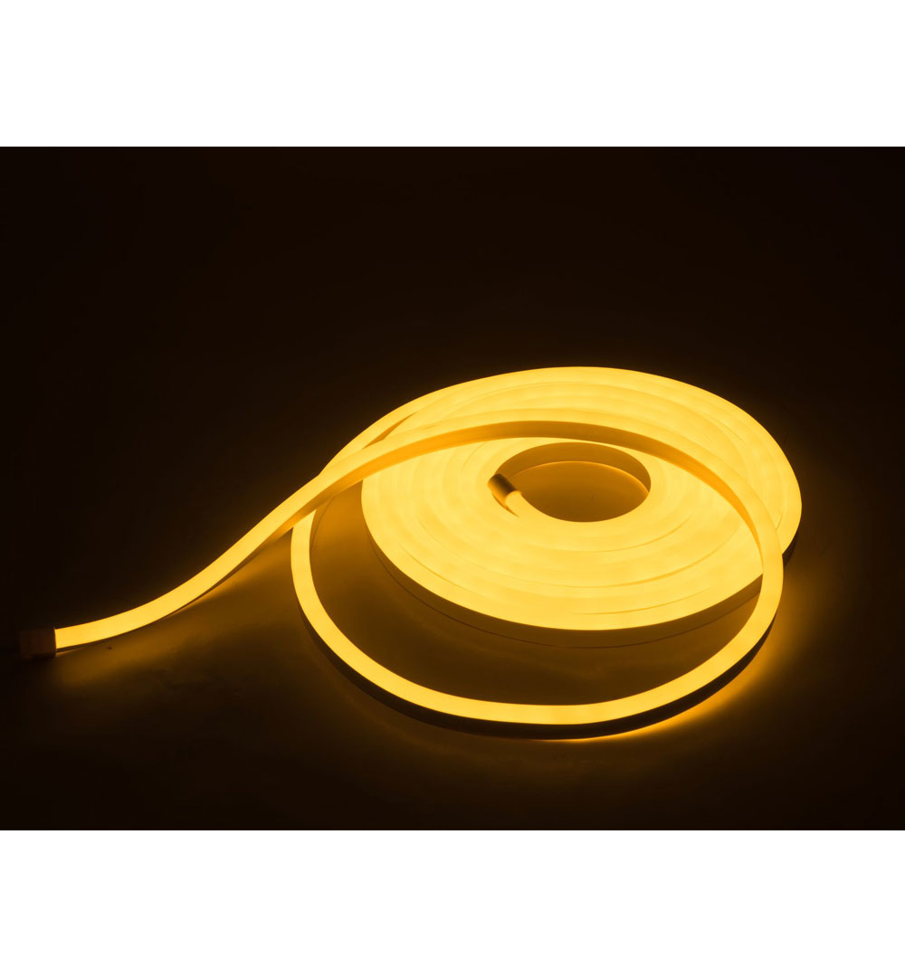 EUROLITE LED Neon Flex 24V 5m gelb Set - live 02