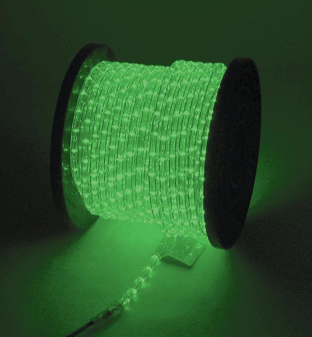 EUROLITE RUBBERLIGHT RL1-230V grün 44m