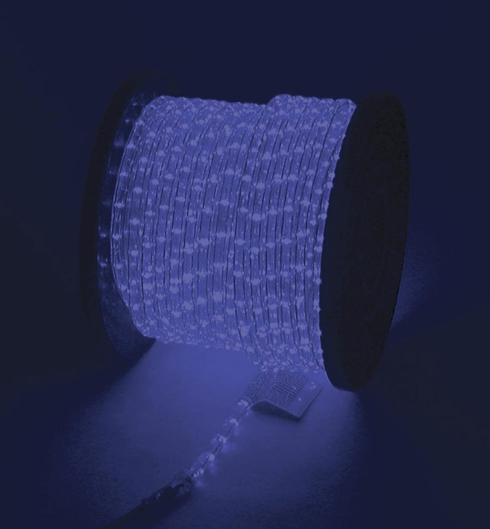 EUROLITE RUBBERLIGHT RL1-230V blau 44m