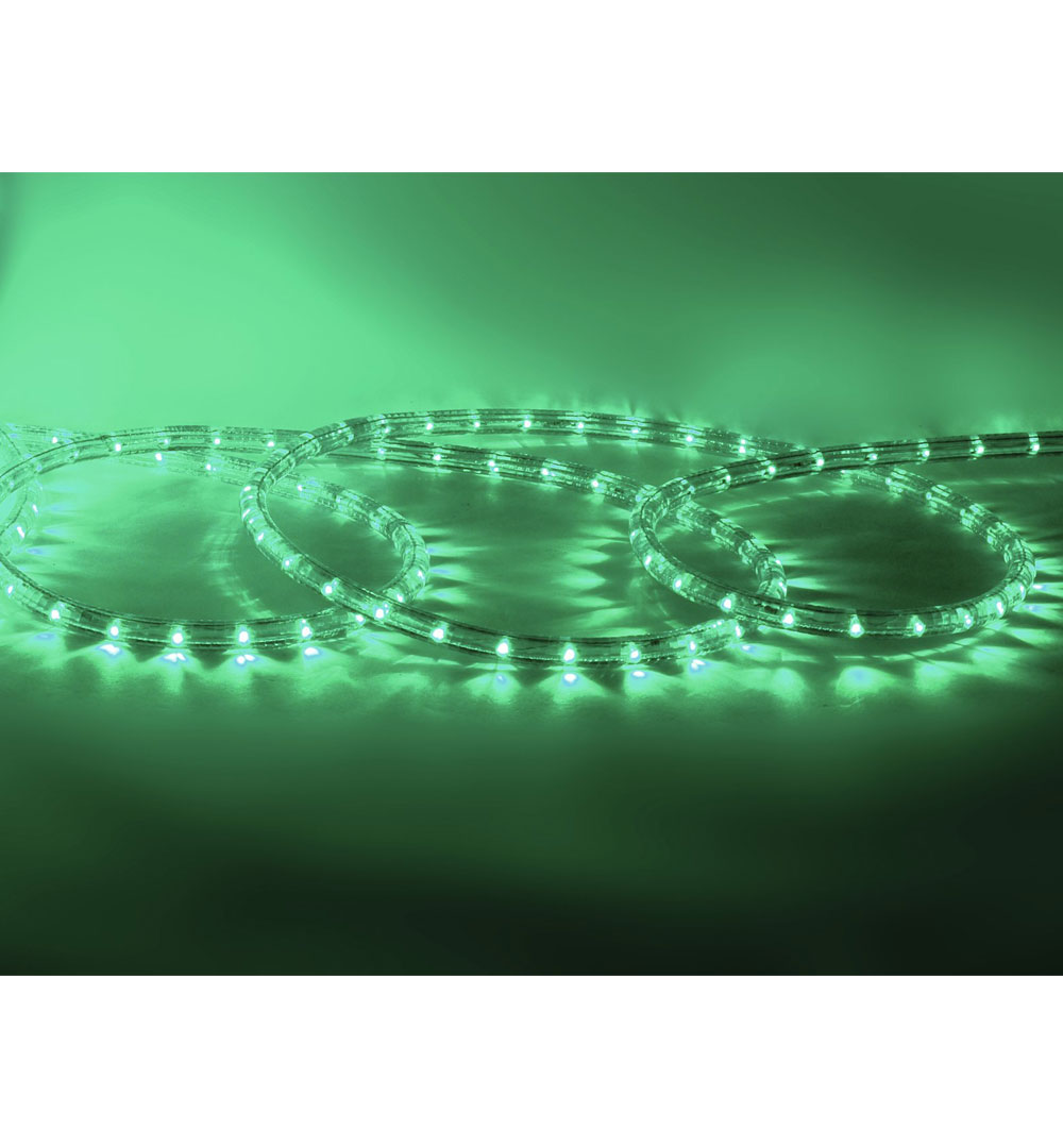 EUROLITE RUBBERLIGHT LED RL1-230V grün 44m