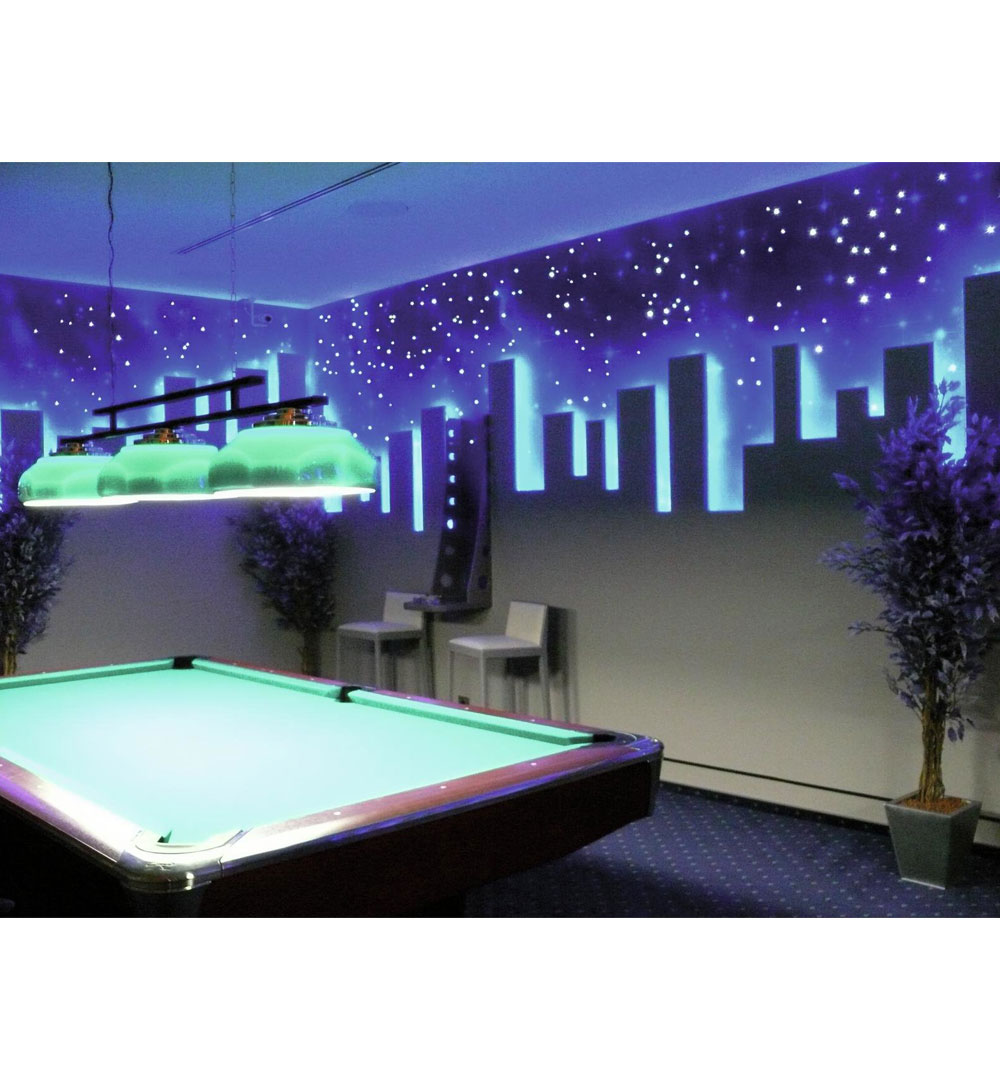 EUROLITE RUBBERLIGHT LED RL1-230V blau 9m