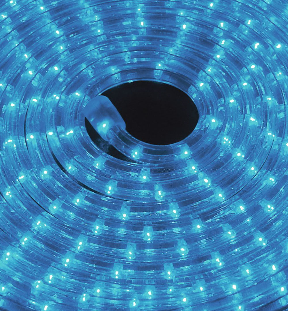 EUROLITE RUBBERLIGHT LED RL1-230V blau 44m