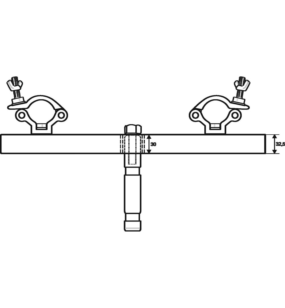 EUROLITE TPC-50S Klammer