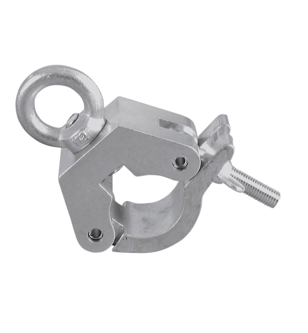 EUROLITE TPC-51 Klammer mit Öse, silber