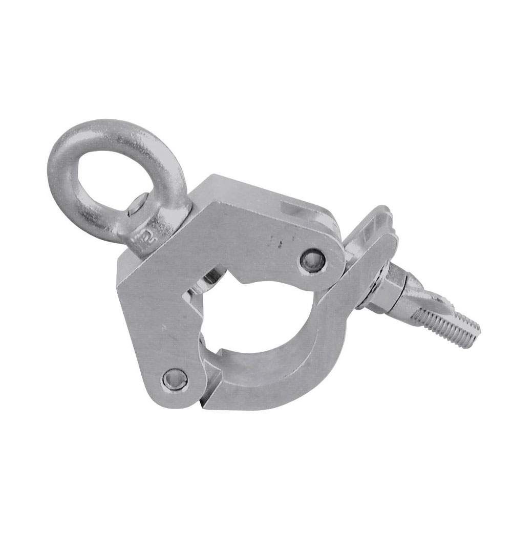 EUROLITE TPC-31 Klammer mit Öse, silber
