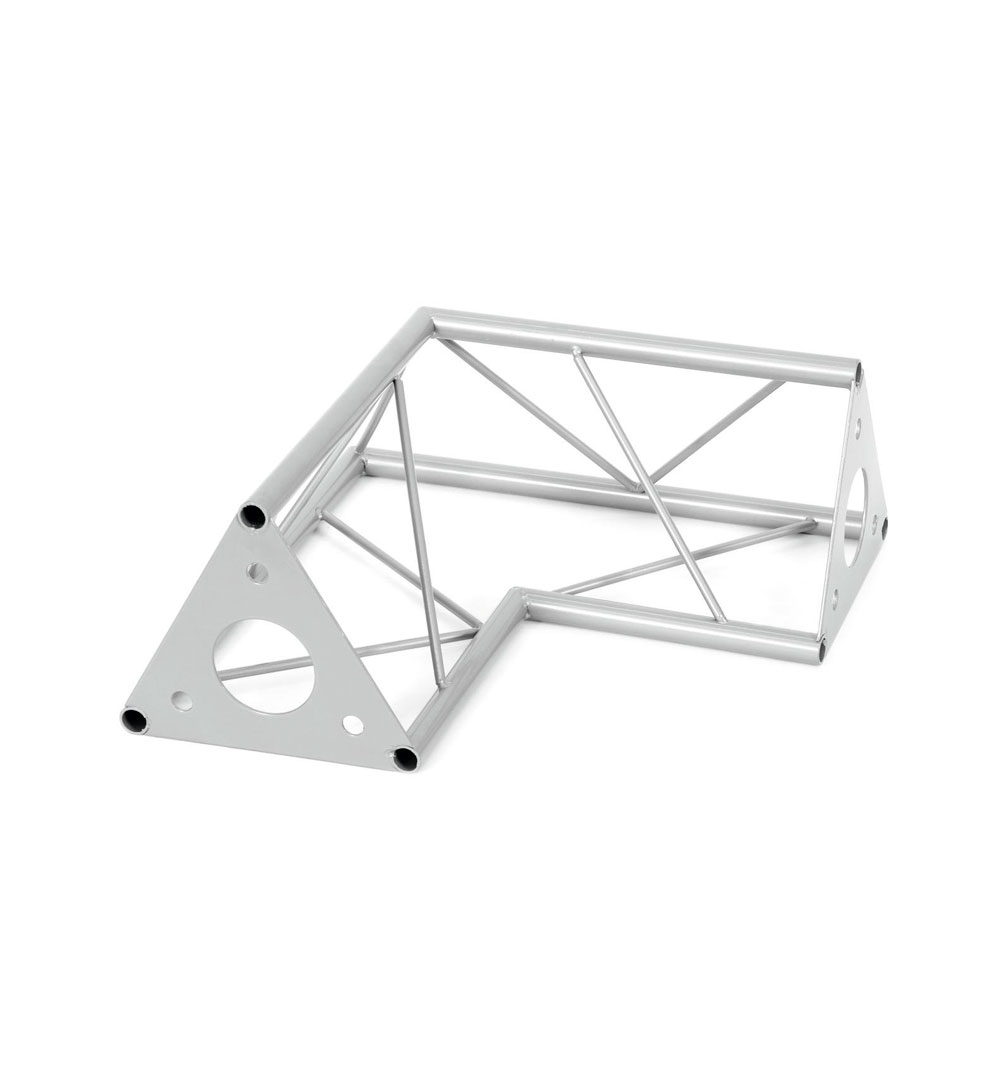 DECOTRUSS SAC-21 Ecke 2-Weg 90° silber