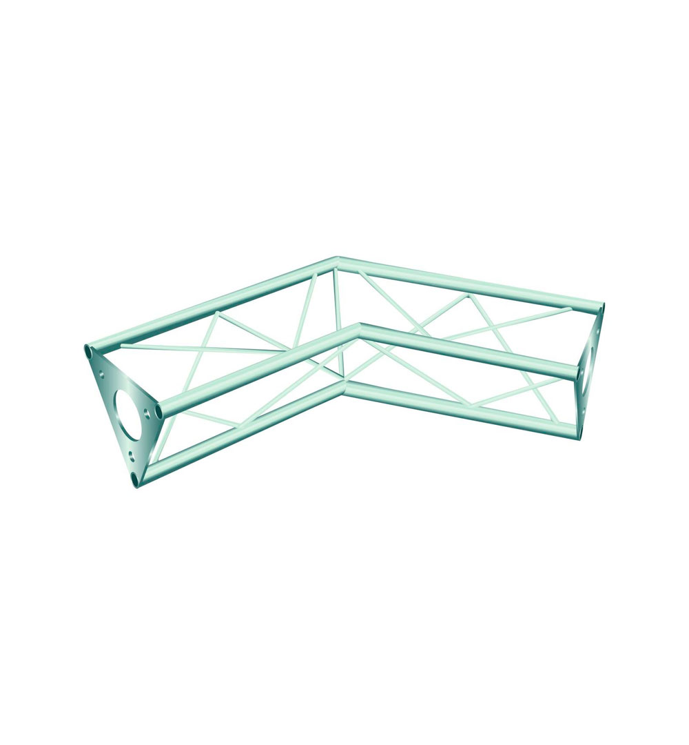 DECOTRUSS SAC-22 Ecke 2-Weg 120° silber