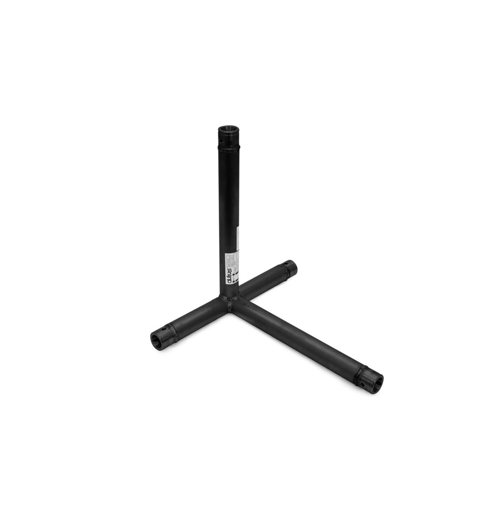 ALUTRUSS SINGLELOCK SH-S42 4-Wege-Ecke 90° sw