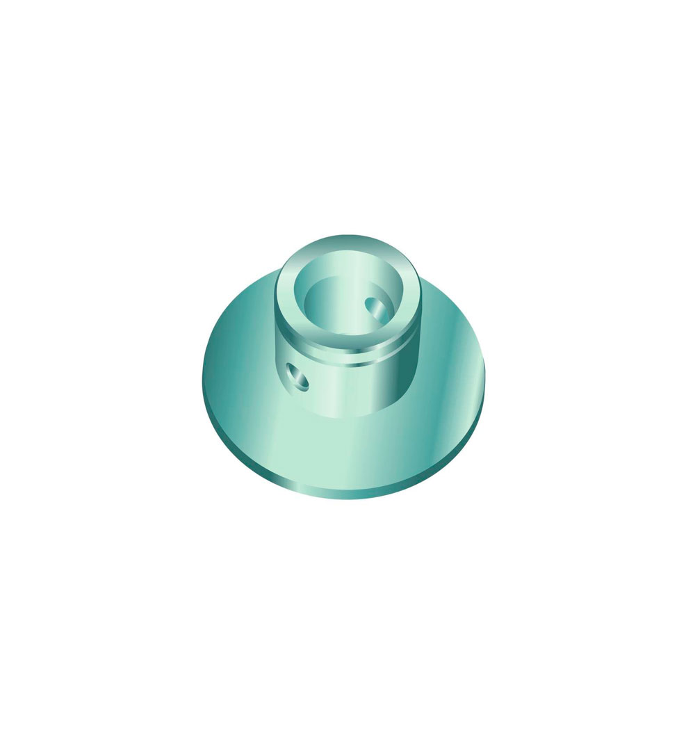 ALUTRUSS SINGLELOCK Bodenplatte SBPR (rund)