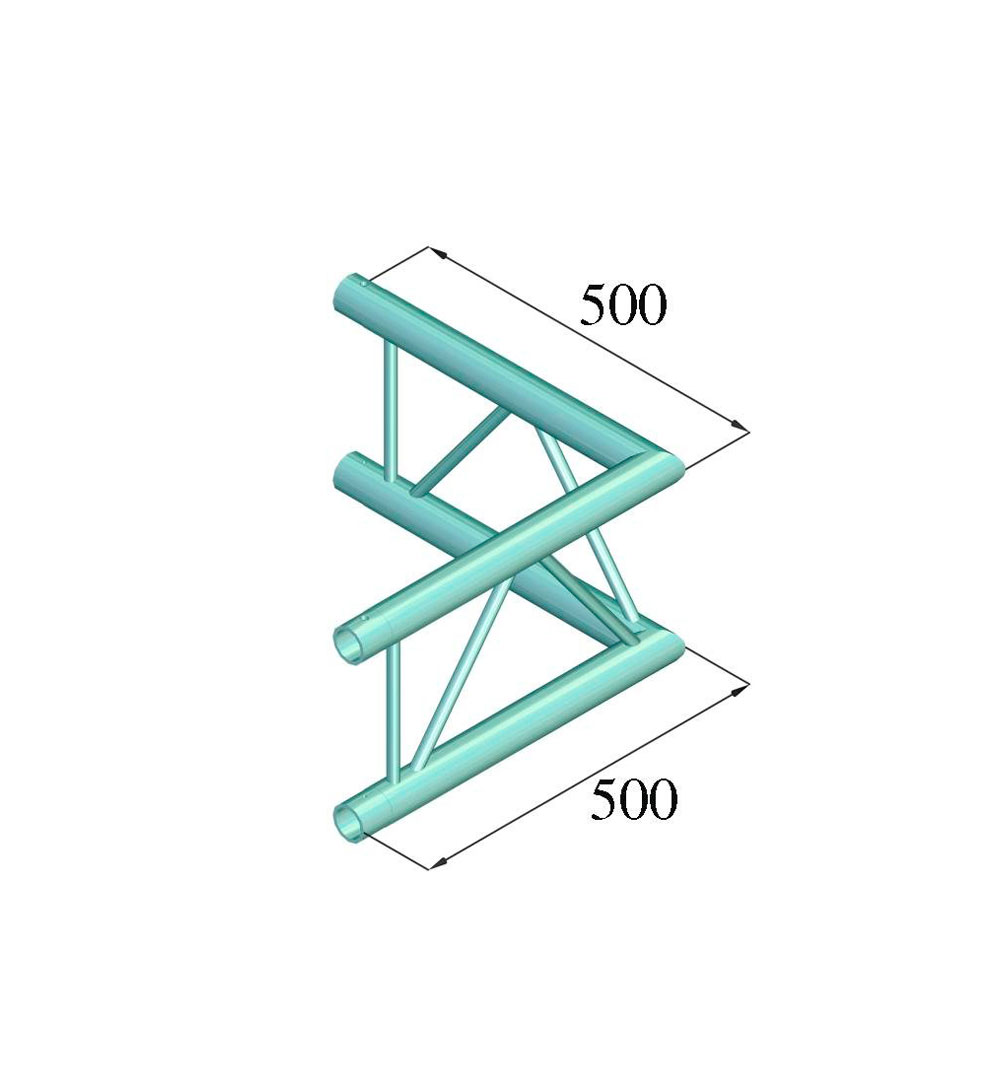ALUTRUSS BILOCK BQ2-PAC21V 2-Weg Ecke 90°