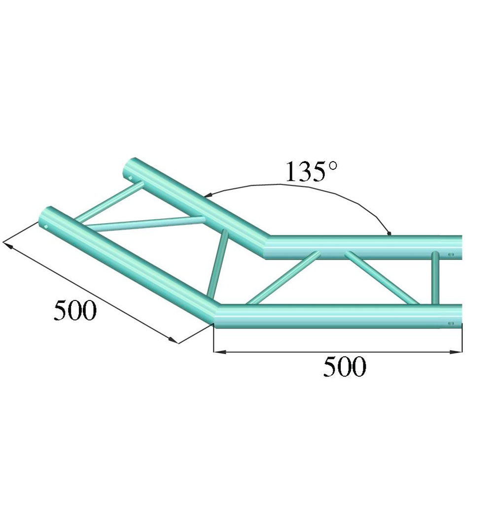 ALUTRUSS BILOCK BQ2-PAC23H 2-Weg Ecke 135°