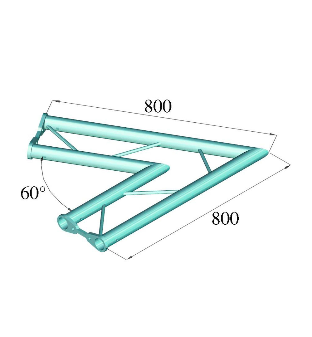 ALUTRUSS BISYSTEM PH-20 2-Weg 60° horizontal