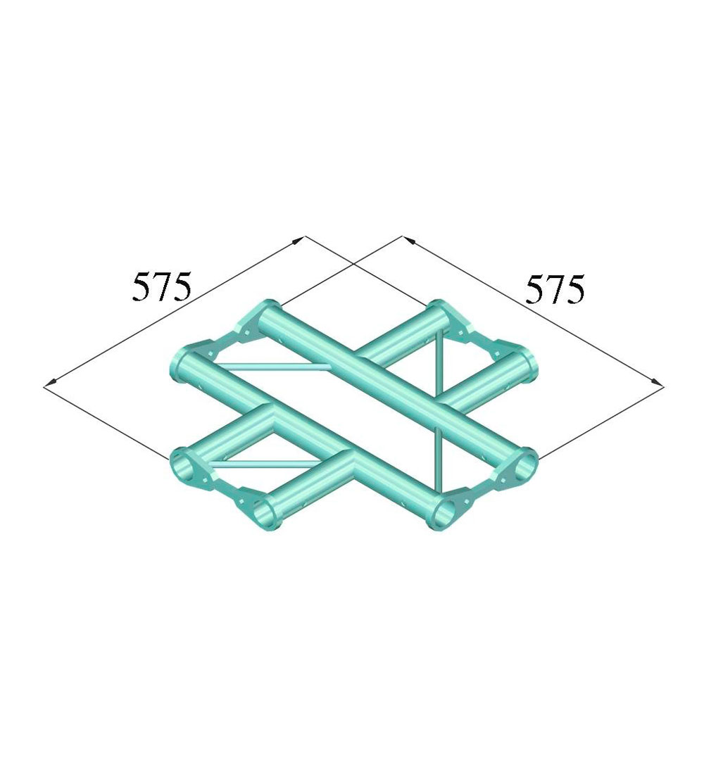 ALUTRUSS BISYSTEM PH-41 4-Weg Kreuz horizontal
