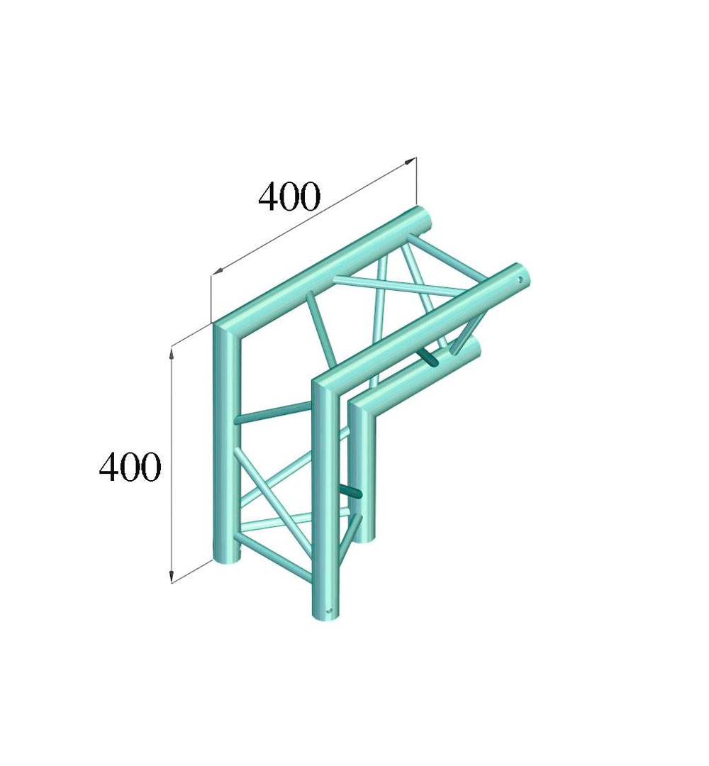 ALUTRUSS DECOLOCK DBPS Bodenplatte für DQ1 sw