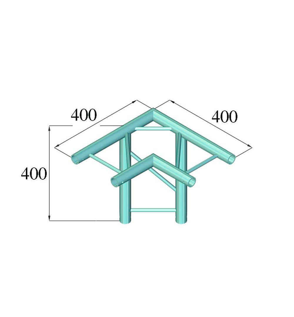 ALUTRUSS DECOLOCK DQ2-PAL31H 3-Weg Ecke 90°