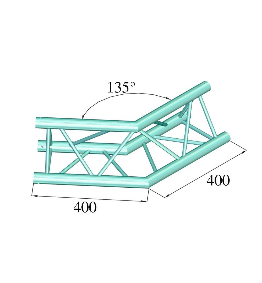 ALUTRUSS DECOLOCK DQ3-PAC23 2-Weg Ecke 135°