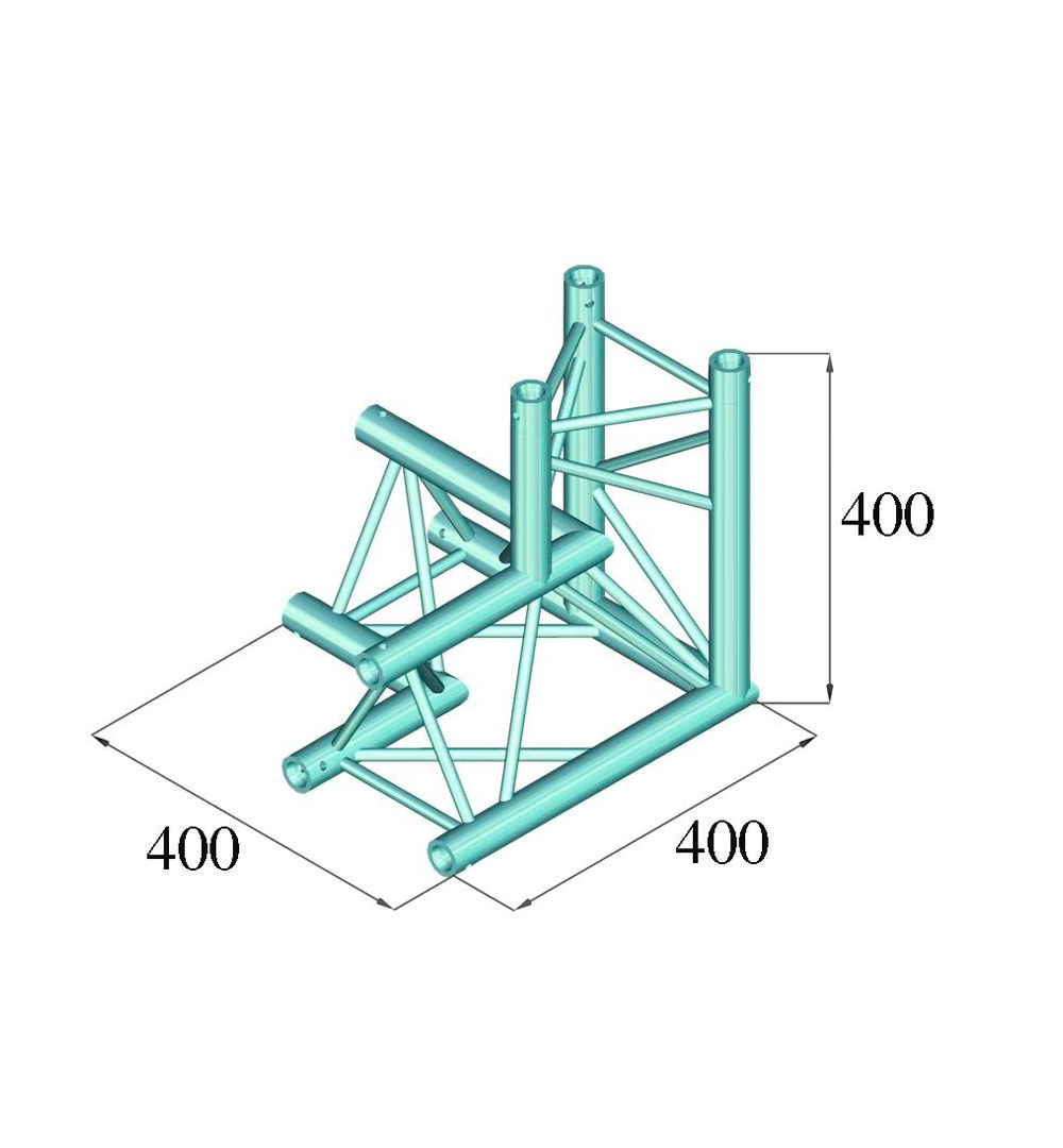ALUTRUSS DECOLOCK DQ3-PAL33 3-Weg Ecke 90°
