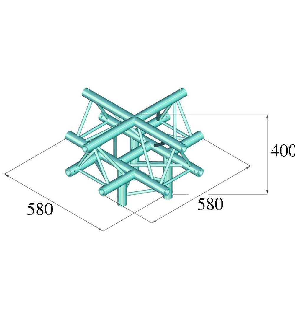 ALUTRUSS DECOLOCK DQ3-PAC52 5-Weg Ecke /\