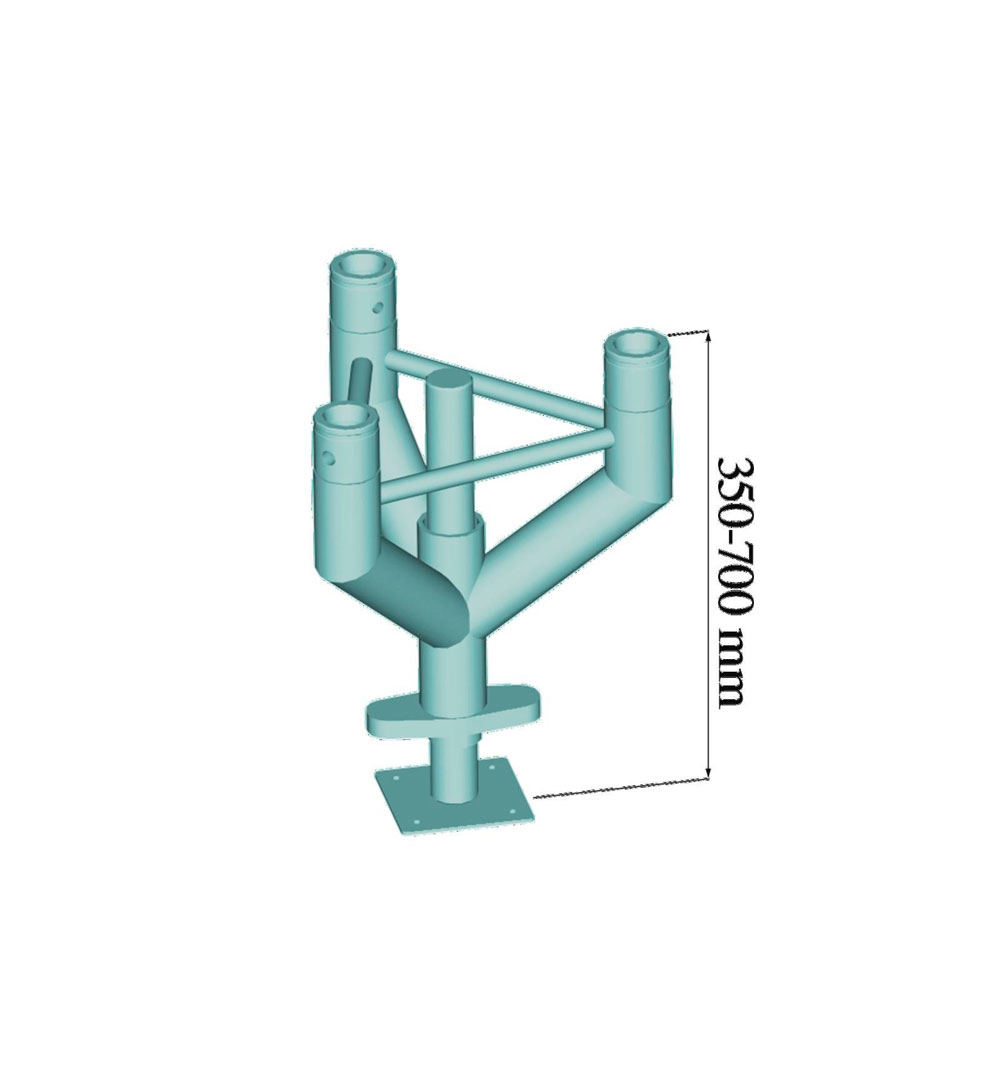 ALUTRUSS TRILOCK Nivellier-Fußgestell TNF-300