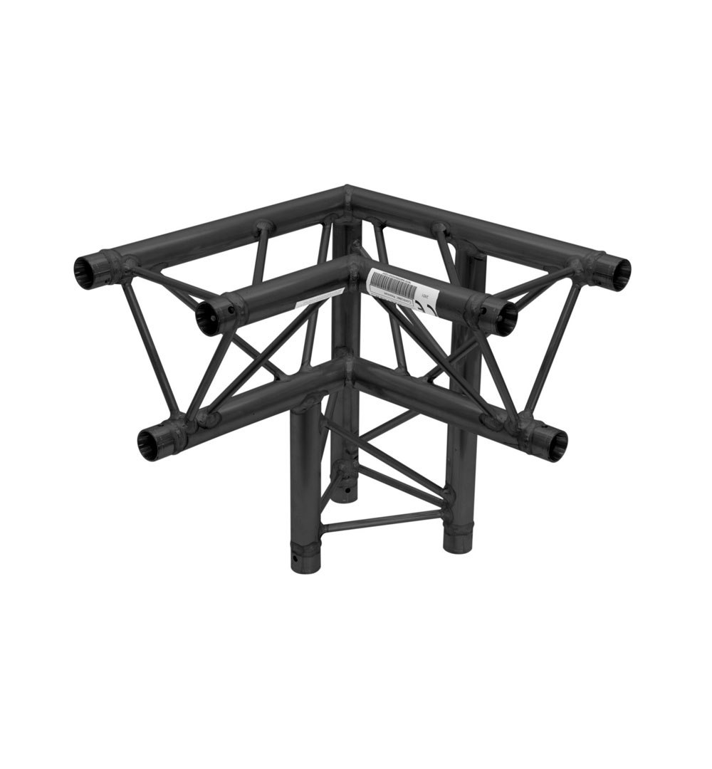 ALUTRUSS DECOLOCK DQ3-SPAL33 3-Weg Ecke 90° sw