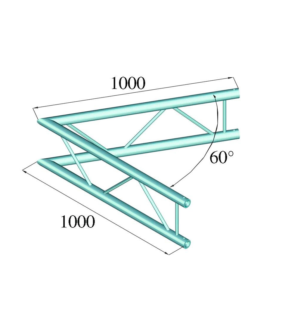 ALUTRUSS BILOCK E-GL22 C20-V 2-Wege-Ecke 60°