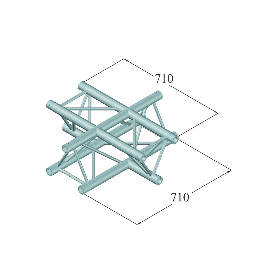 ALUTRUSS TRILOCK 6082AC-41 SU 4-Weg-Kreuzstück