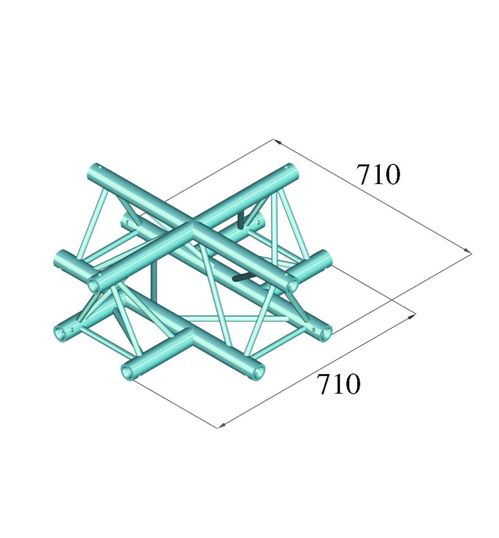 ALUTRUSS TRILOCK 6082AC-41 4-Weg-Kreuzstück