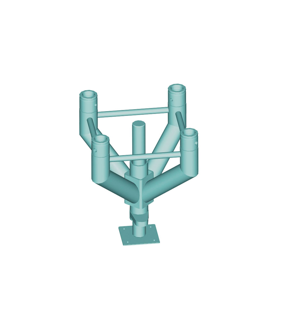 ALUTRUSS QUADLOCK QL-ET Nivellier-Fußgestell QQNF-300