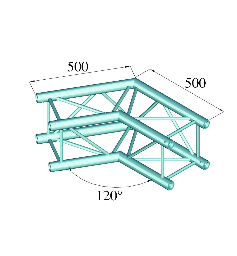 ALUTRUSS QUADLOCK S6082C-22 2-Wege-Ecke 120°