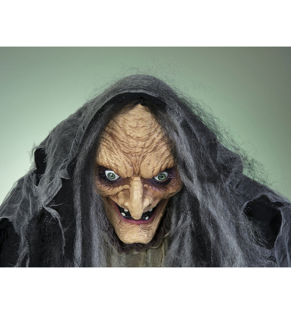 EUROPALMS Halloween Hexe Nahema, 160cm