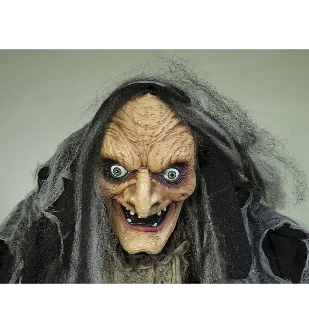 EUROPALMS Halloween Hexe Nahema, 160cm