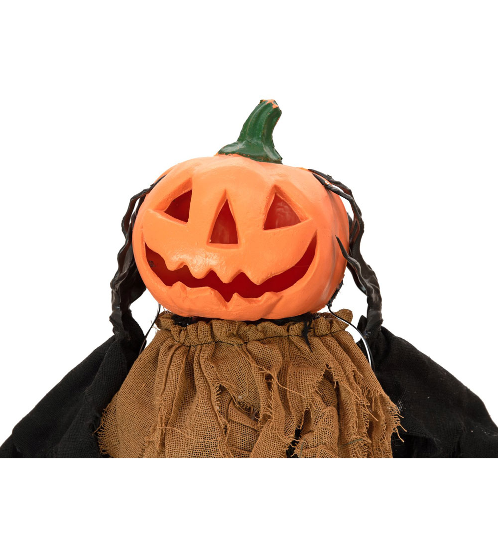 EUROPALMS Halloween Figur Kürbiskopf, animiert 115cm