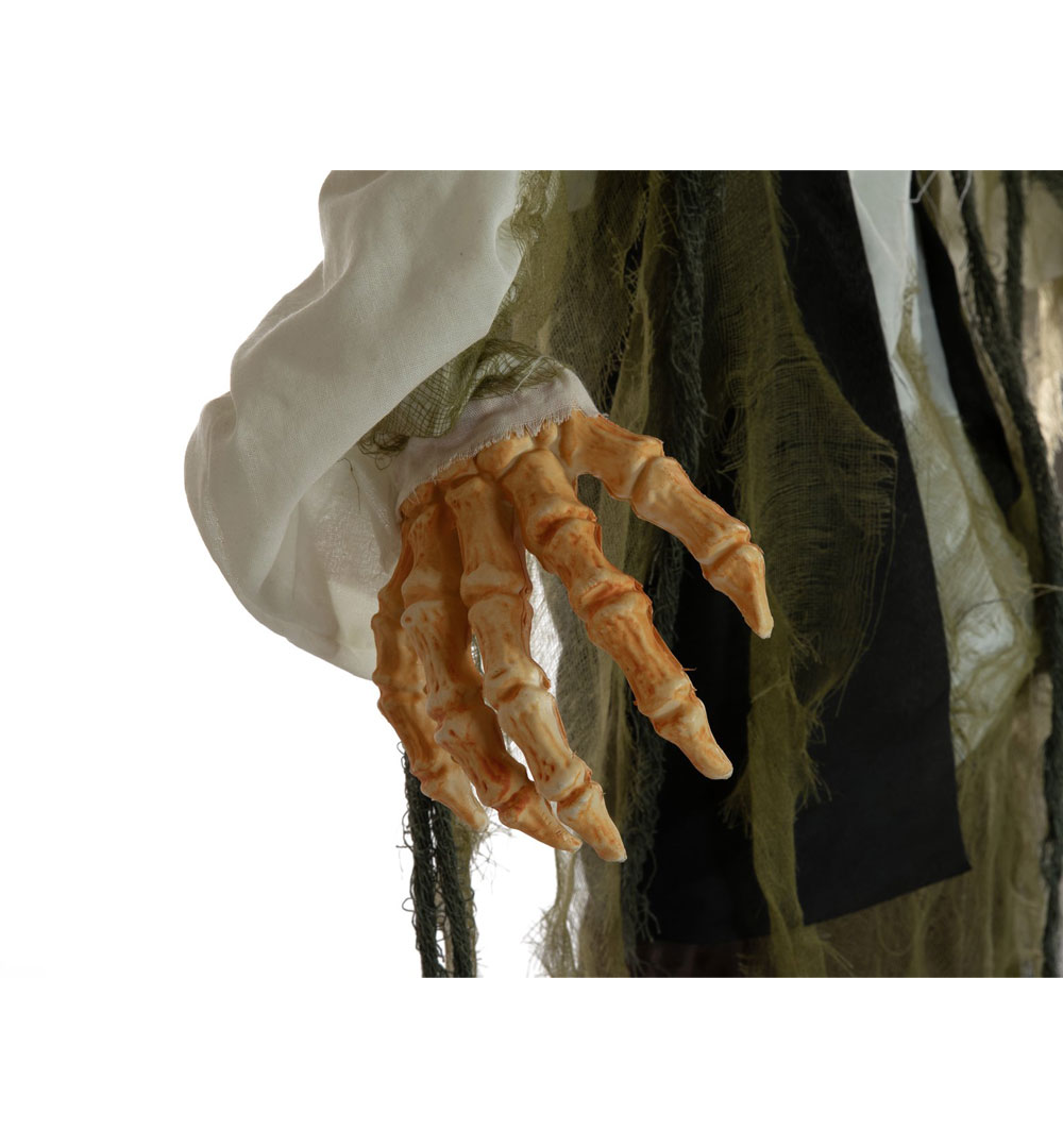 EUROPALMS Halloween Figur Kürbismann, animiert, 170cm
