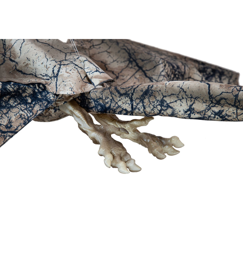 EUROPALMS Halloween Flying Dragon, animiert, braun, 120cm