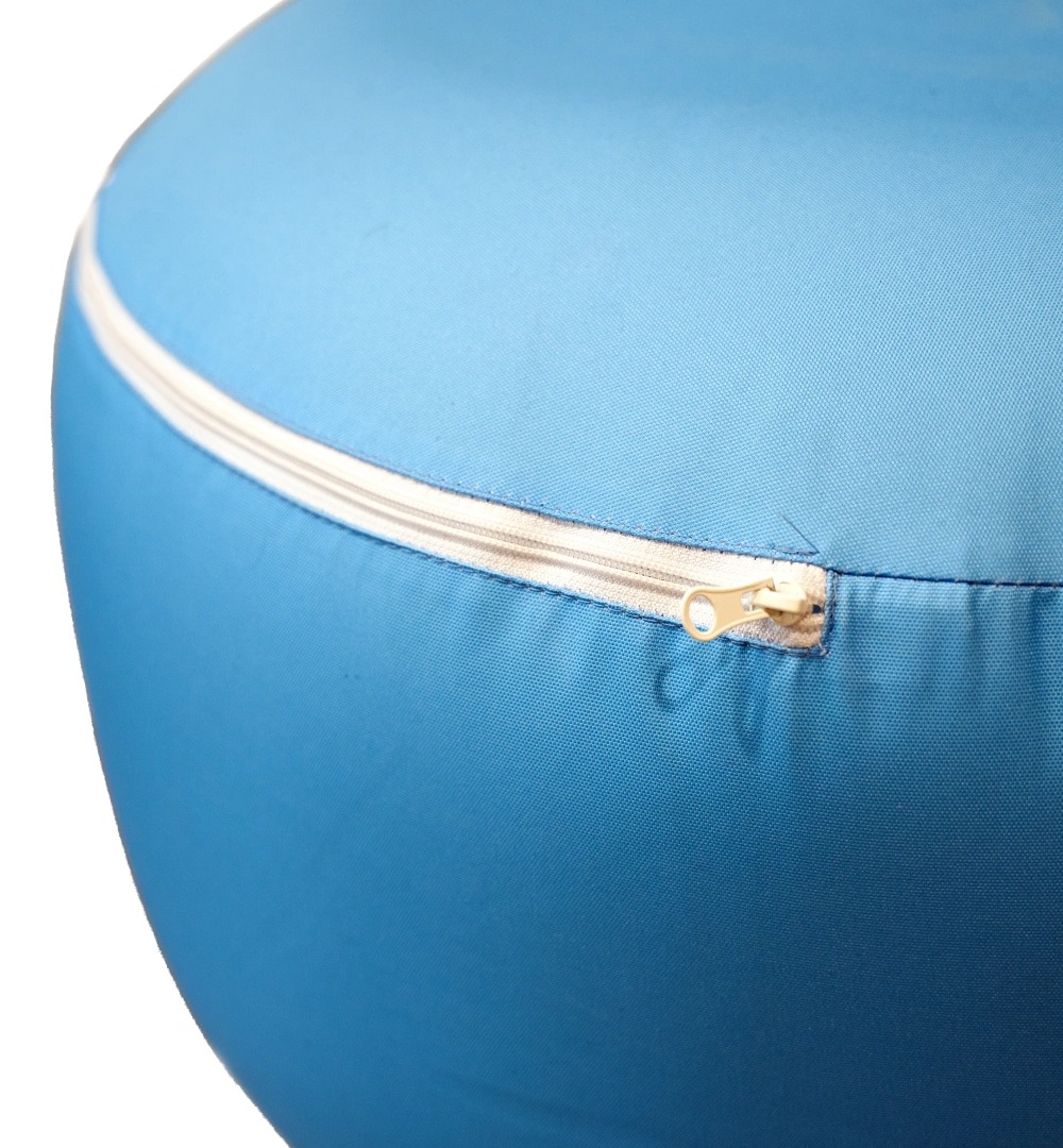 Aufblasbarer Sitzhocker - Reißverschluss