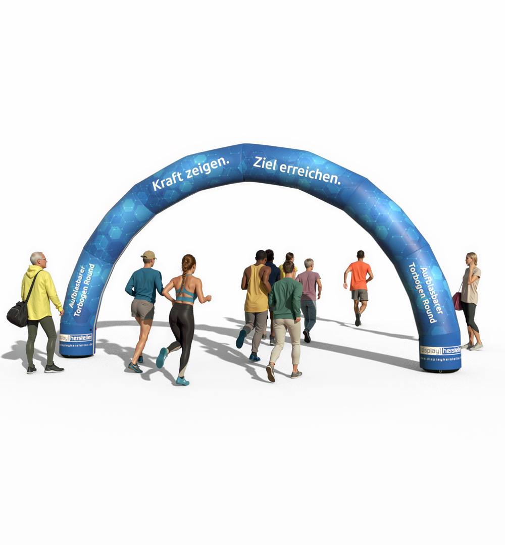 Aufblasbarer Torbogen Round - Live 02