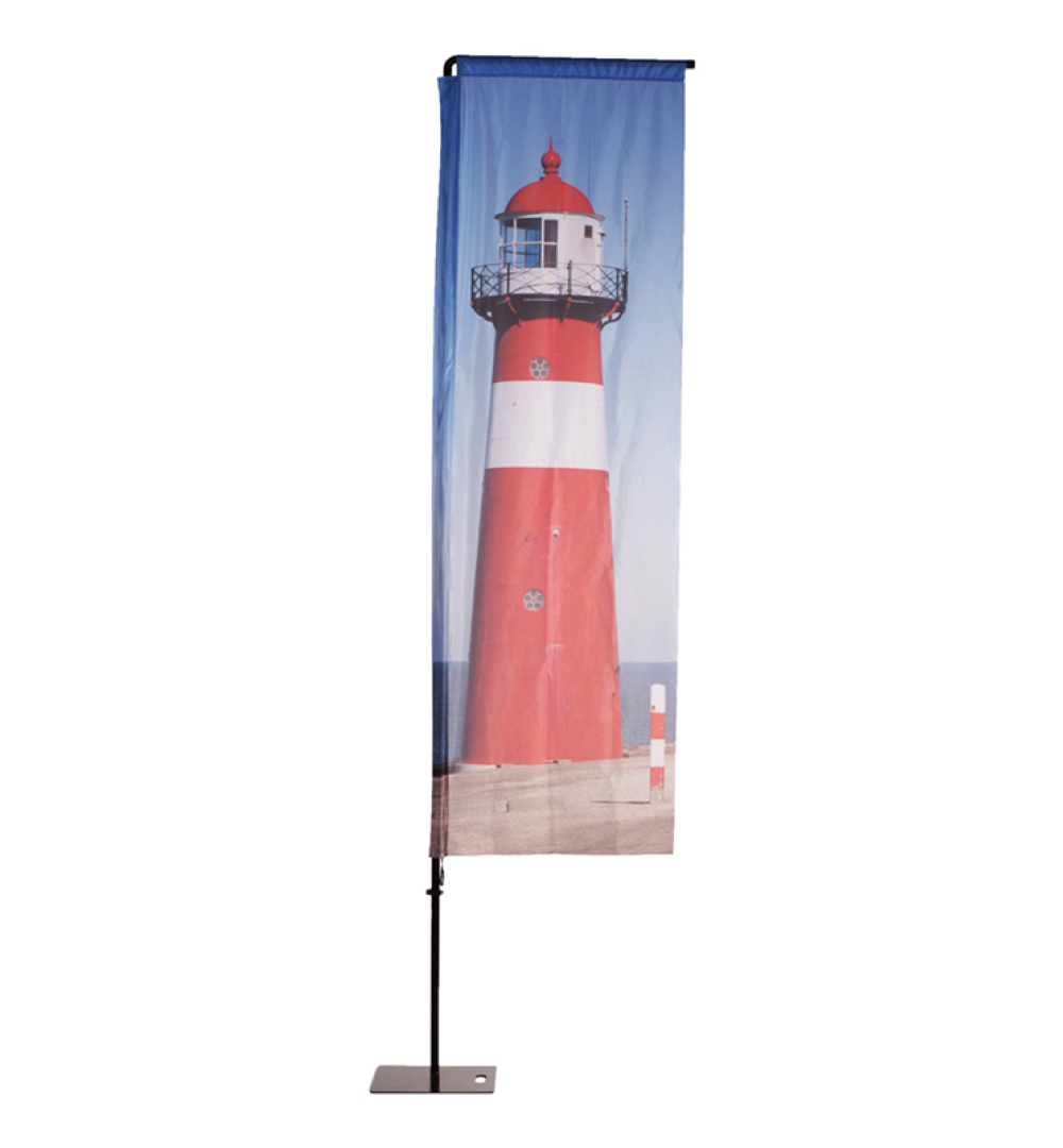 Beachflag Alu Square - Bedruckt