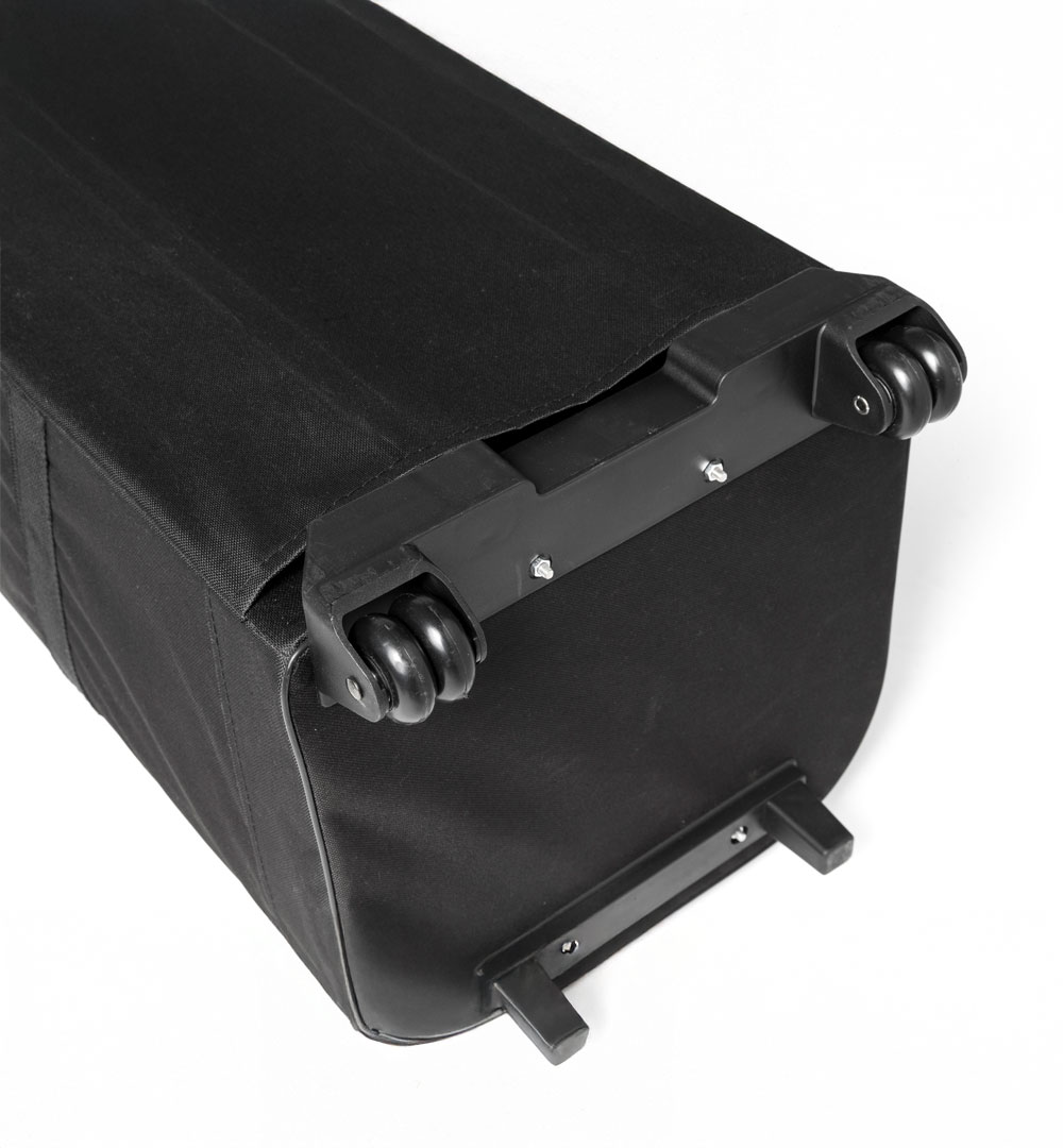 Faltdisplay Cologne STANDARD gerade - Trolley Rollen