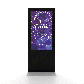 Digitale Infostele Slim mit 55 Zoll Samsung-Bildschirm - GIF 360 Grad mit Werbung 